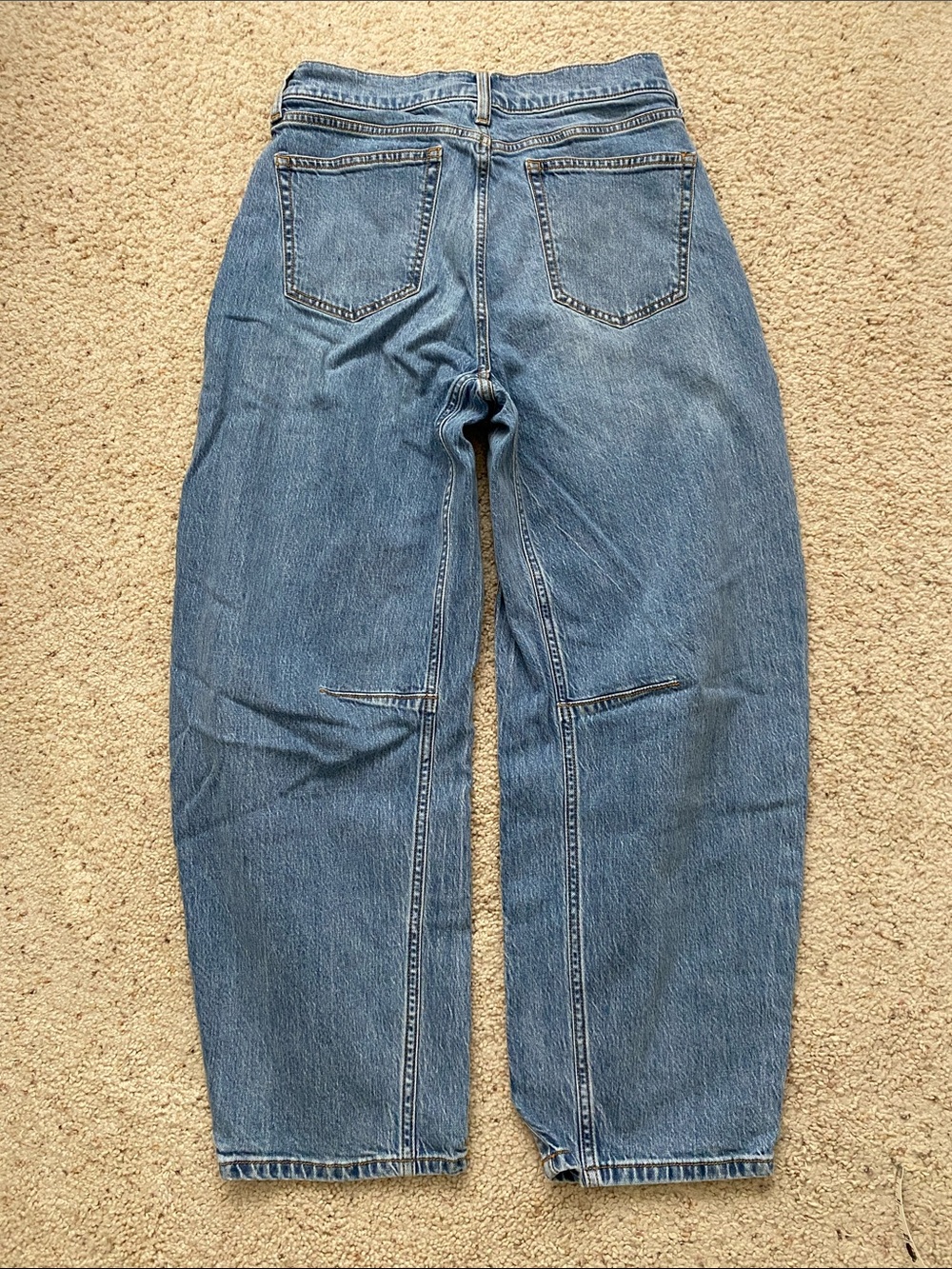 L.L. Bean Beanflex Barrel Jeans. Size 10. - Picture 2 of 11